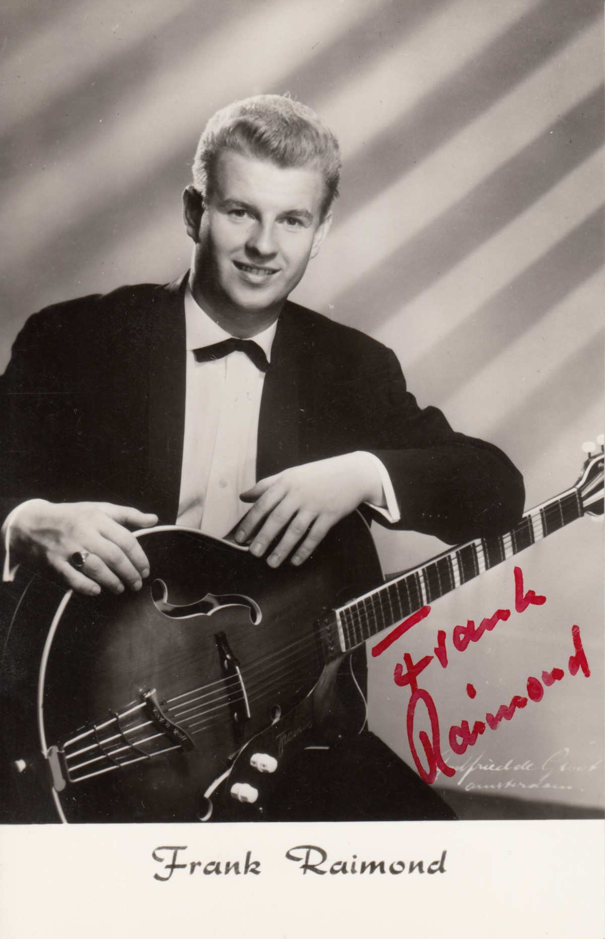 Postkarte Gitarre Frank Raimond
