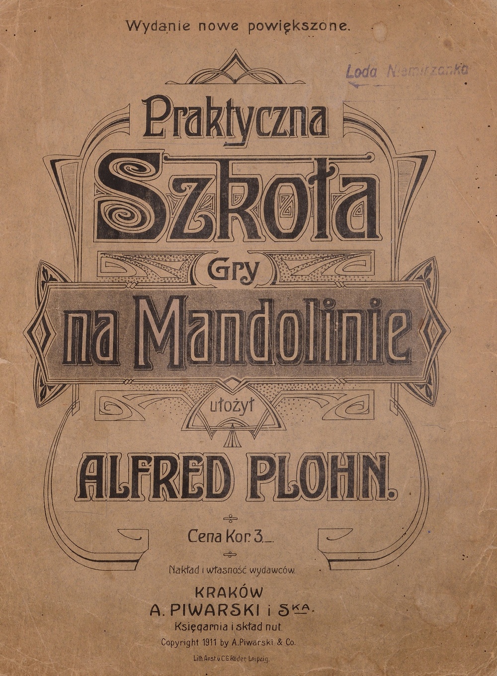 Mandolinenschule Alfred Plohn (1905/1911)