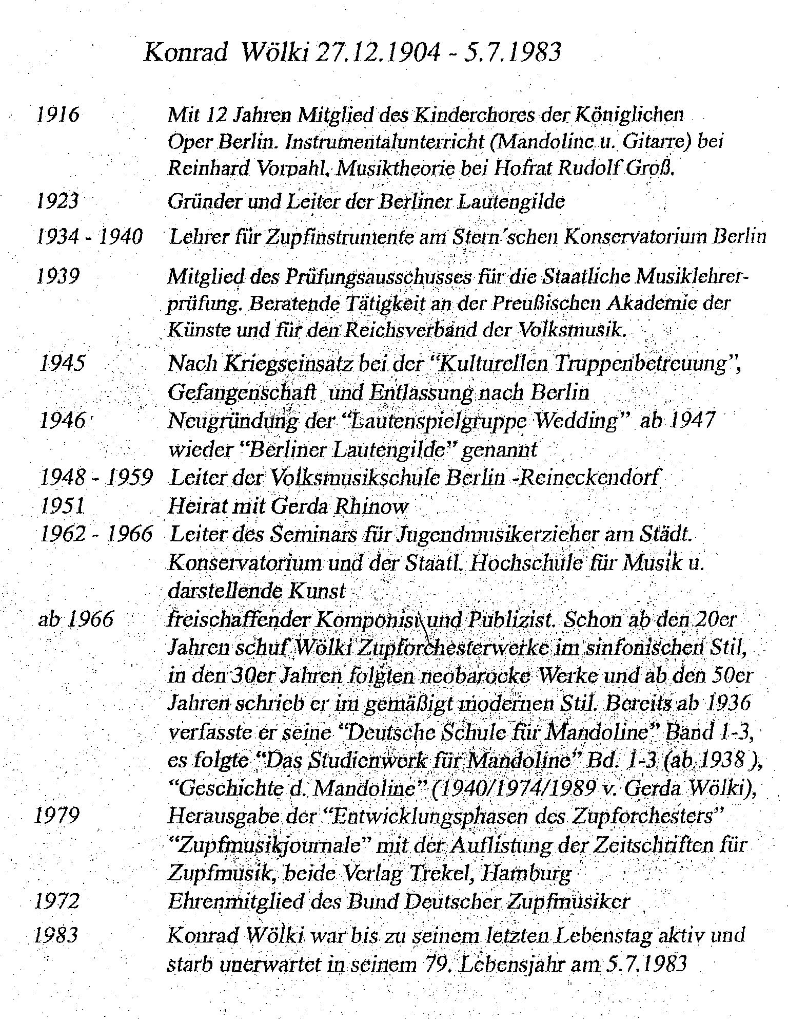 Konrad Woelki Ausstellung - Biografie