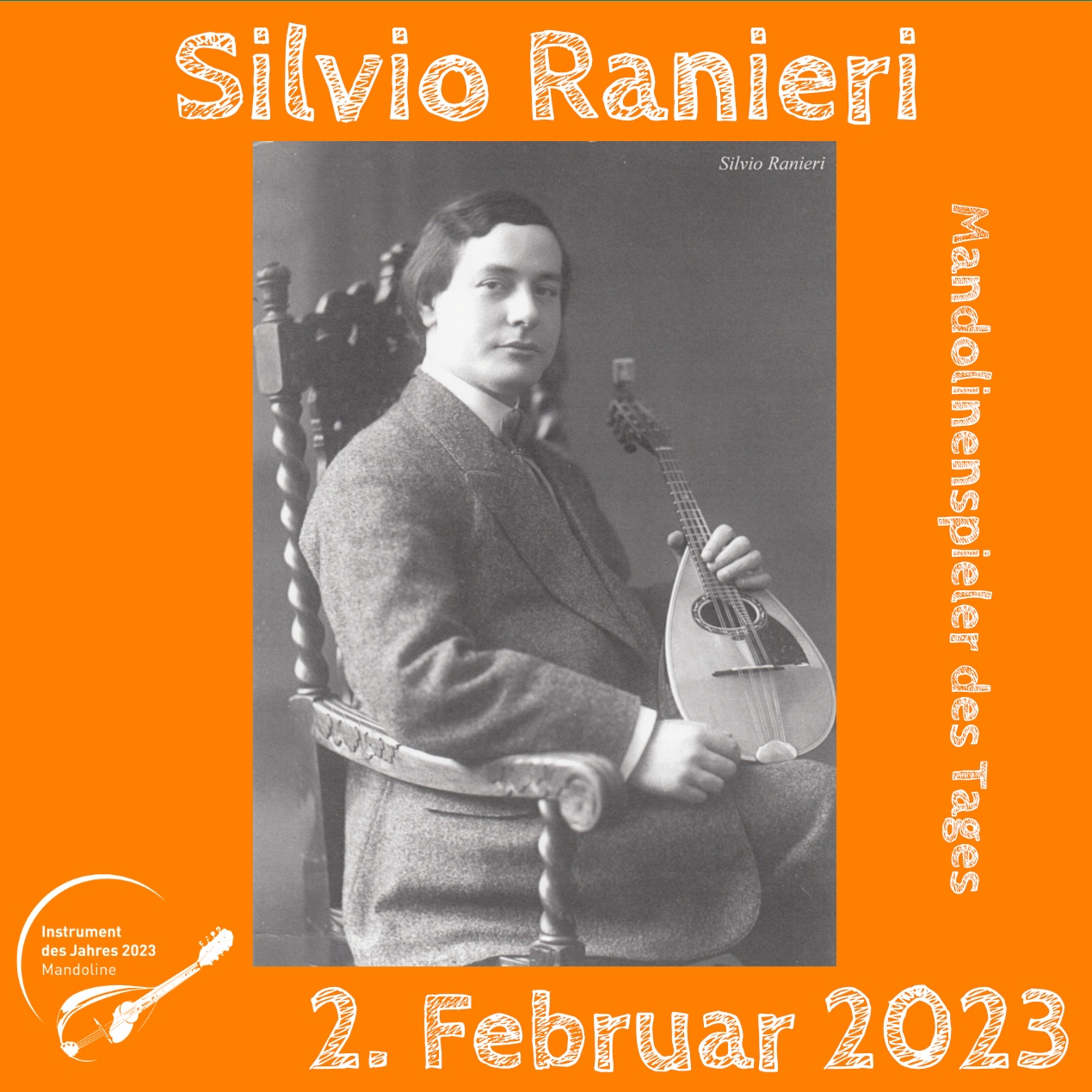 Silvio Ranieri Mandoline Instrument des Jahres 2023 Mandolinenspieler des Tages