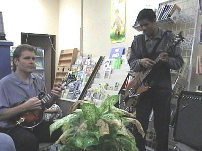 Radim Zenkl und Stanley Jordan Radim Zenkl Mandoline Instrument des Jahres Mandolinenspieler des Tages