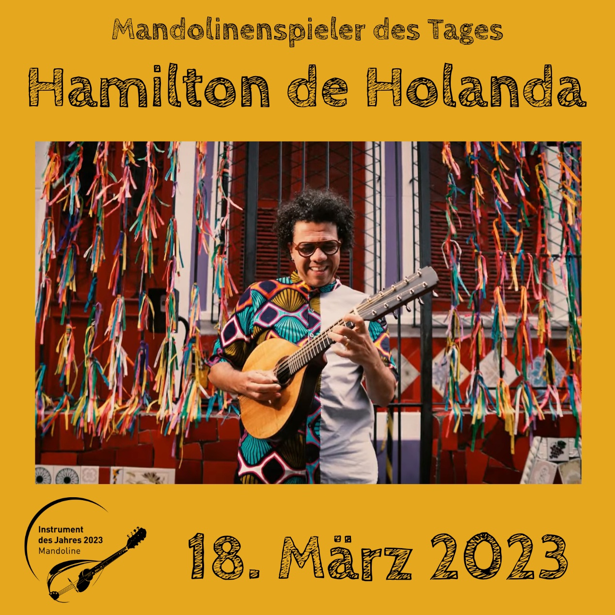 Hamilton de Holanda Mandoline Instrument des Jahres 2023 Mandolinenspieler des Tages