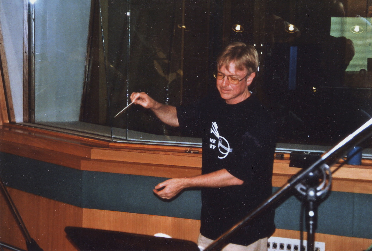 Keith Harris beim Dirigieren Keith Harris Mandoline