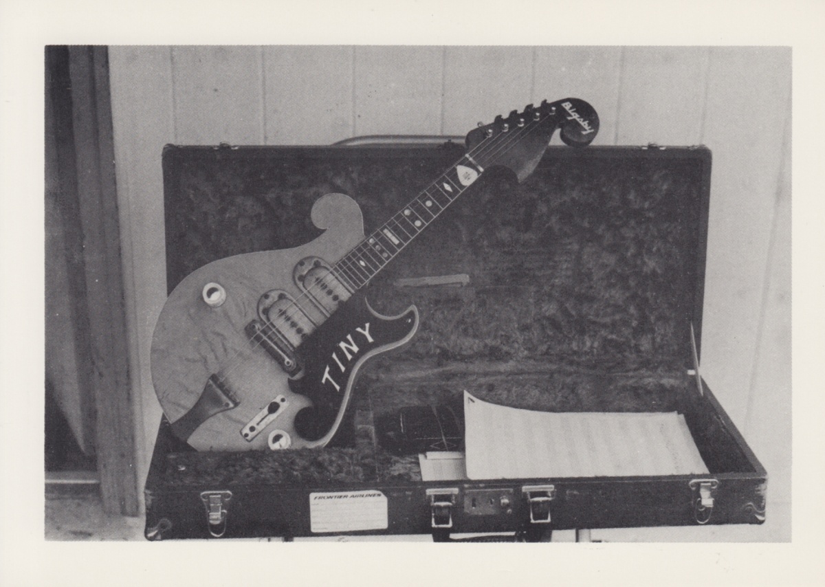 Bigsby Mandoline von Tiny Moore - Postkarte von Dix Bruce 1982 Bigsby Mandoline von Tiny Moore - Postkarte von Dix Bruce 1982