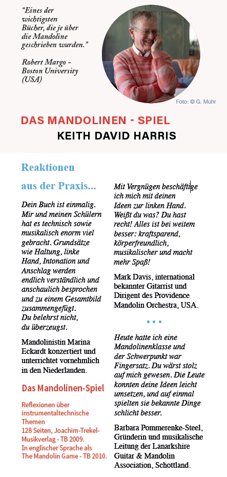 Keith Harris - Mandolinenspiel Keith Harris Mandoline
