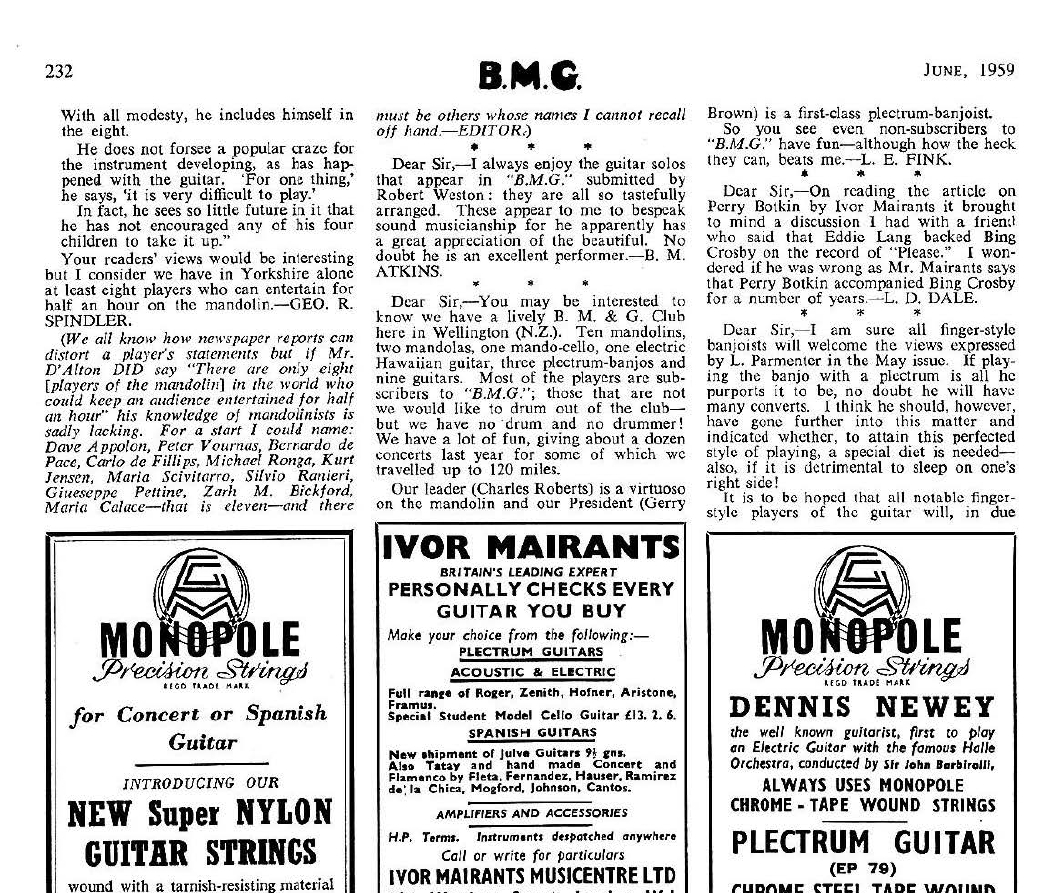 Hugo D'Alton Mandoline Instrument des Jahres Mandolinenspieler des Tages