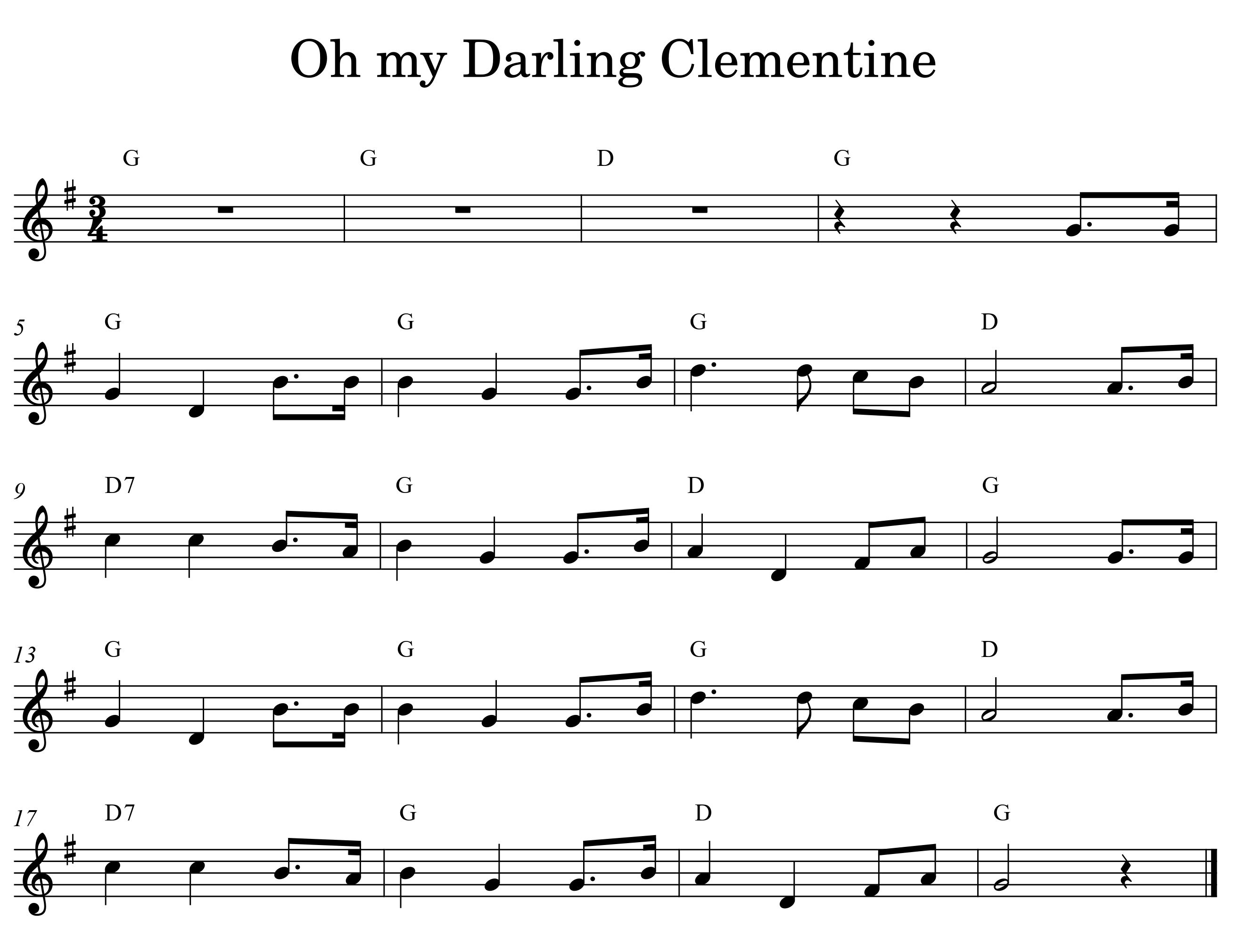 My Darling Clementine